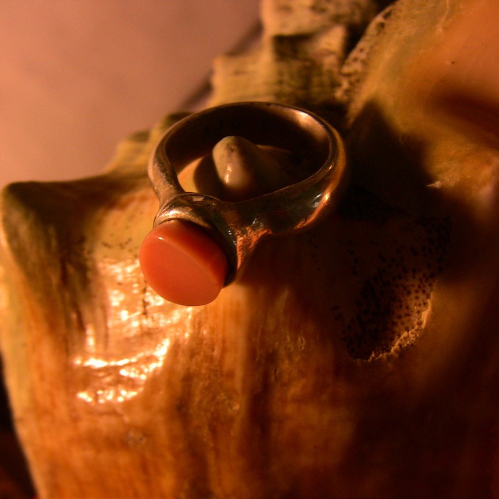 Pink Conch Shell handmade ring - Picture 8 of 8